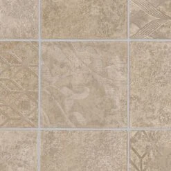 TrafficMASTER Marbella Tile Grey Residential Vinyl Sheet, Sold By 13.2 Ft. Wide X Custom Length -Best Flooring Store 05fcf3d1c11385938944238e67d5472e 3d42aaa7 938e 4188 a684 3a506a2c6058 1800x1800