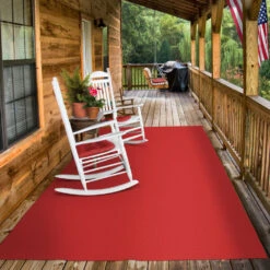 Indoor/Outdoor Carpet With Rubber Marine Backing - Red 6' X 10' - Several Sizes Available - Carpet Flooring For Patio, Porch, Deck, Boat, Basement Or Garage -Best Flooring Store 13d07349 aa6d 41d6 ba24 3b8ae8899629 1.245082160a287446805d0934f200c6b0 1800x1800