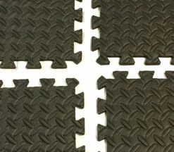 Rainforest 25.68 Sq Ft EVA Foam Floor Mat Interlocking Exercise Gym Flooring Black Color 1/2" Thick, Size: 22" X 22" Each Mat , Total : 8 Pieces -Best Flooring Store 18f0dd3e f163 4394 b10d 8e084964d306.e9250f0aaa99bf83f3cfe794aee4cc60 1800x1800