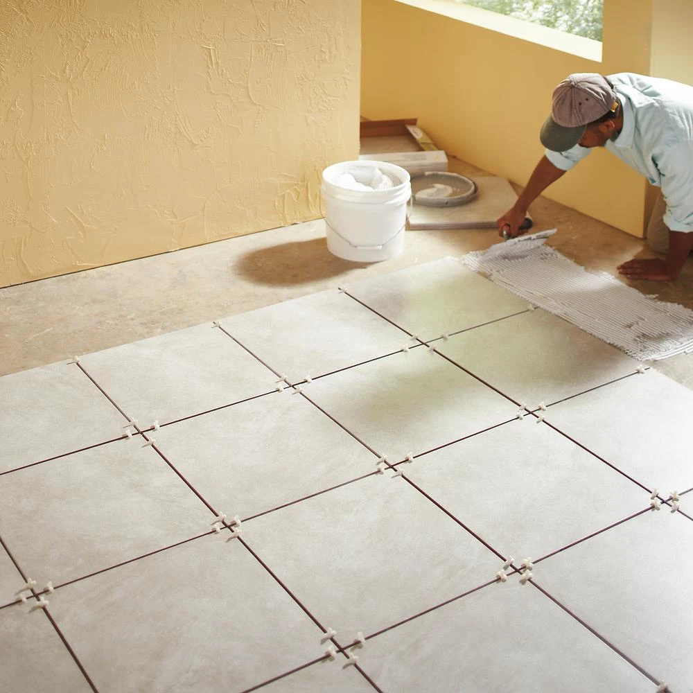 TrafficMaster Portland Stone Gray 18 In. X 18 In. Glazed Ceramic Floor And Wall Tile (17.44 Sq. Ft. / Case) 11 TrafficMaster Portland Stone Gray 18 In. X 18 In. Glazed Ceramic Floor And Wall Tile (17.44 Sq. Ft. / Case) - Image 11