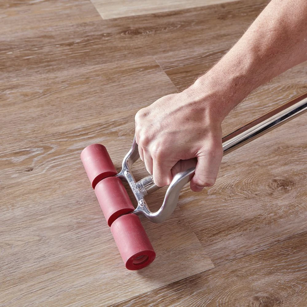 TrafficMaster Khaki Oak 6 In. W X 36 In. L Luxury Vinyl Plank Flooring (24 Sq. Ft. / Case) 9 TrafficMaster Khaki Oak 6 In. W X 36 In. L Luxury Vinyl Plank Flooring (24 Sq. Ft. / Case) - Image 9