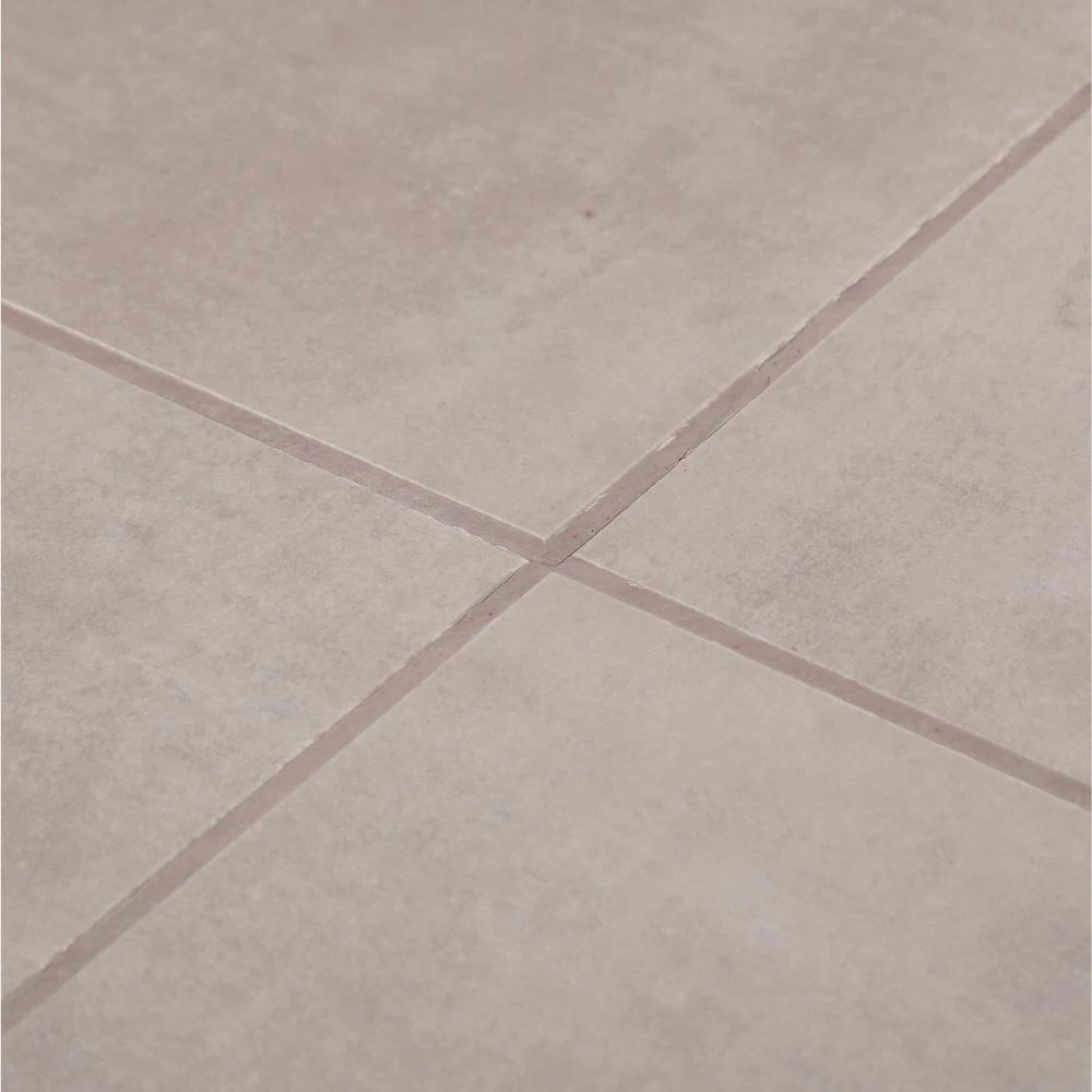 TrafficMASTER Groutable 18 In. X 18 In. Taupe Cotto Peel And Stick Vinyl Tile (36 Sq. Ft. / Case) 7 TrafficMASTER Groutable 18 In. X 18 In. Taupe Cotto Peel And Stick Vinyl Tile (36 Sq. Ft. / Case) - Image 7