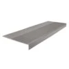 Roppe 12-1/4 X 4 Ft Slate Ld Ribbed Rubber Square Nose Stair Tread