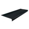 Roppe 12-1/4 X 4 Ft Black Ld Ribbed Rubber Round Nose Stair Tread