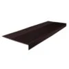 Roppe 12-1/4 X 6 Ft Brown Ld Ribbed Rubber Square Nose Stair Tread