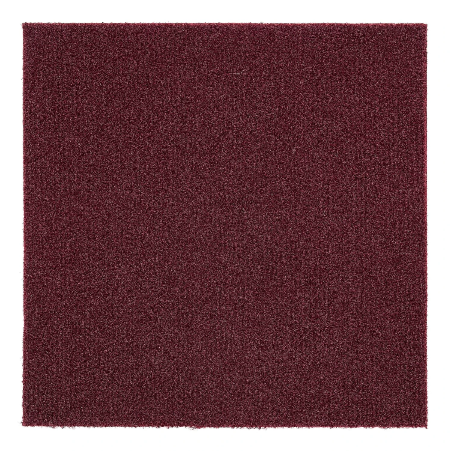 Achim Nexus Self Adhesive Carpet Floor Tile - 12 Inches X 12 Inches, Burgundy, Pack Of 12 Tiles
