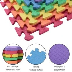 Ktaxon Non-Toxic Extra Thick 54 Pieces Children Play Puzzle Mat, 216 Square Feet Comfortable Cushion EVA Foam Flooring Tiles, With 24 X 24 Inch Tiles, For Kids & Toddlers 13 Ktaxon Non-Toxic Extra Thick 54 Pieces Children Play Puzzle Mat, 216 Square Feet Comfortable Cushion EVA Foam Flooring Tiles, With 24 X 24 Inch Tiles, For Kids & Toddlers -Best Flooring Store 8b96c5e7 fda4 46e3 83dd 77f43177ea3c 1.dad7003617f749ebf29a84b88cf73972 1800x1800