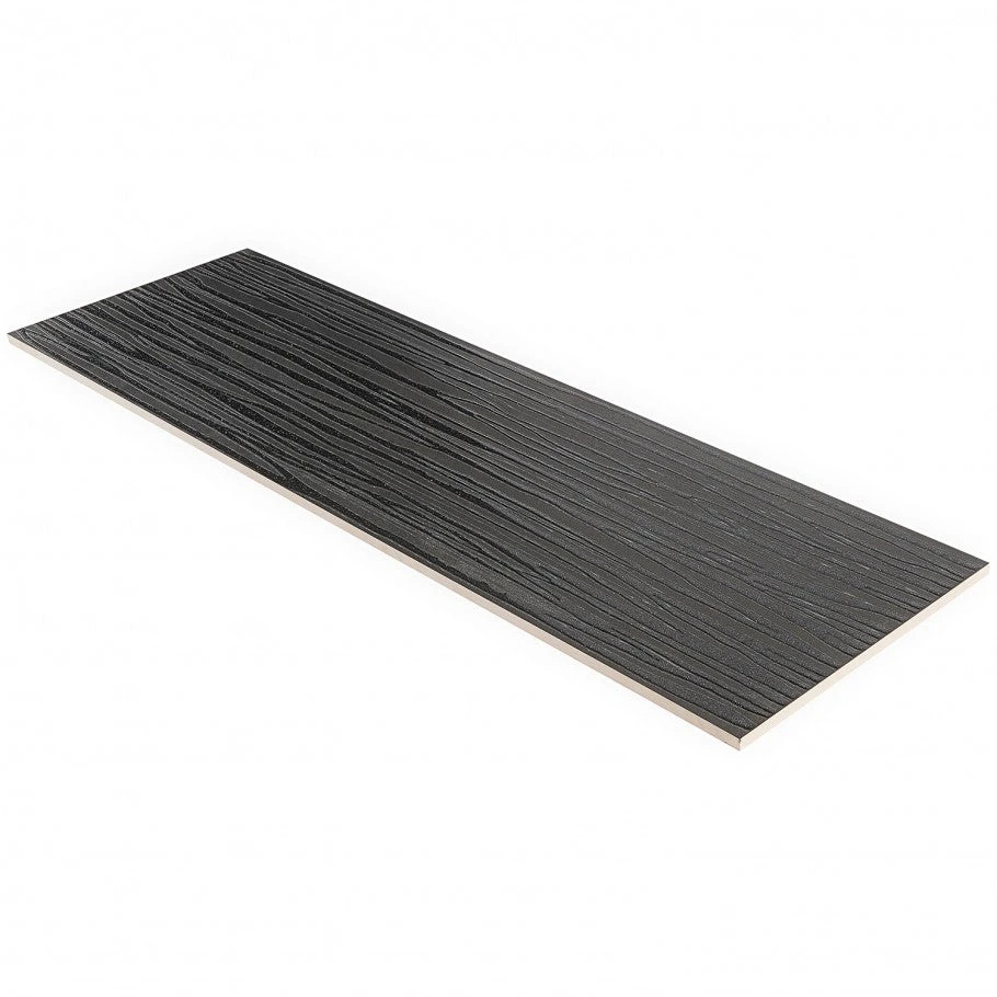 Bond Tile Remnant River Black 11 In. X 40 In. Textured Ceramic Wall Tile (4 Pieces 12.48 Sq. Ft. / Case) 5 Bond Tile Remnant River Black 11 In. X 40 In. Textured Ceramic Wall Tile (4 Pieces 12.48 Sq. Ft. / Case) - Image 5
