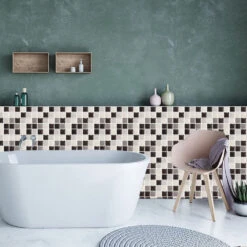 10/20 Pieces Backsplash Tile For Kitchen Mosaic Square Peel And Stick Tile, 3.94x3.94" -Best Flooring Store ea04a341 a9da 415c b82b 76e0209571c1.9242180b01b924b6a0e0ec035dccb89c 1800x1800