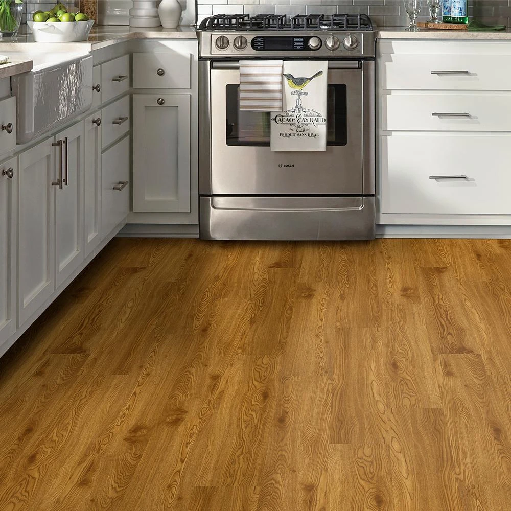 TrafficMaster Honey Oak 6 In. X 36 In. Peel And Stick Vinyl Plank (36 Sq. Ft. / Case) 5 TrafficMaster Honey Oak 6 In. X 36 In. Peel And Stick Vinyl Plank (36 Sq. Ft. / Case) - Image 5