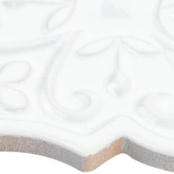 Bond Tile Roma Florid White 6.25 In. X 7.25 In. Ceramic Arabesque Wall Tile (30 Pieces 4.84 Sq. Ft. / Box) -Best Flooring Store f9310e1c 1a84 48ad 9ae7 9447d55e40ca.9fca5e4c8194e2fb5531b1df604ec7de 1800x1800