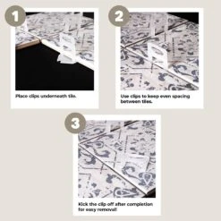 Juvale 400 Pack Tile Leveling Clips Reusable Plastic Leveling Spacer Clips (White, 1/32 Inch) 10 Juvale 400 Pack Tile Leveling Clips Reusable Plastic Leveling Spacer Clips (White, 1/32 Inch) -Best Flooring Store fb71554b 6278 4285 8af6 204efb143d9f.9c698be4182b23eaba61d4f817d48d82 1800x1800