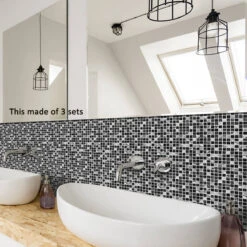 Goory 10Pcs Mosaic Pattern Waterproof Wall Tile Stickers Peel And Stick Tile Kitchen Backsplash Wallpaper Sticker 15x15cm/20x20cm 17 Goory 10Pcs Mosaic Pattern Waterproof Wall Tile Stickers Peel And Stick Tile Kitchen Backsplash Wallpaper Sticker 15x15cm/20x20cm -Best Flooring Store fcaa1fc3 64ba 4528 b3d9 3eb260a05e36 1.a3afcf6d198d786837193a79658a0c81 749763f7 cf4e 41c3 97f6 2cb5f636f26e 1800x1800